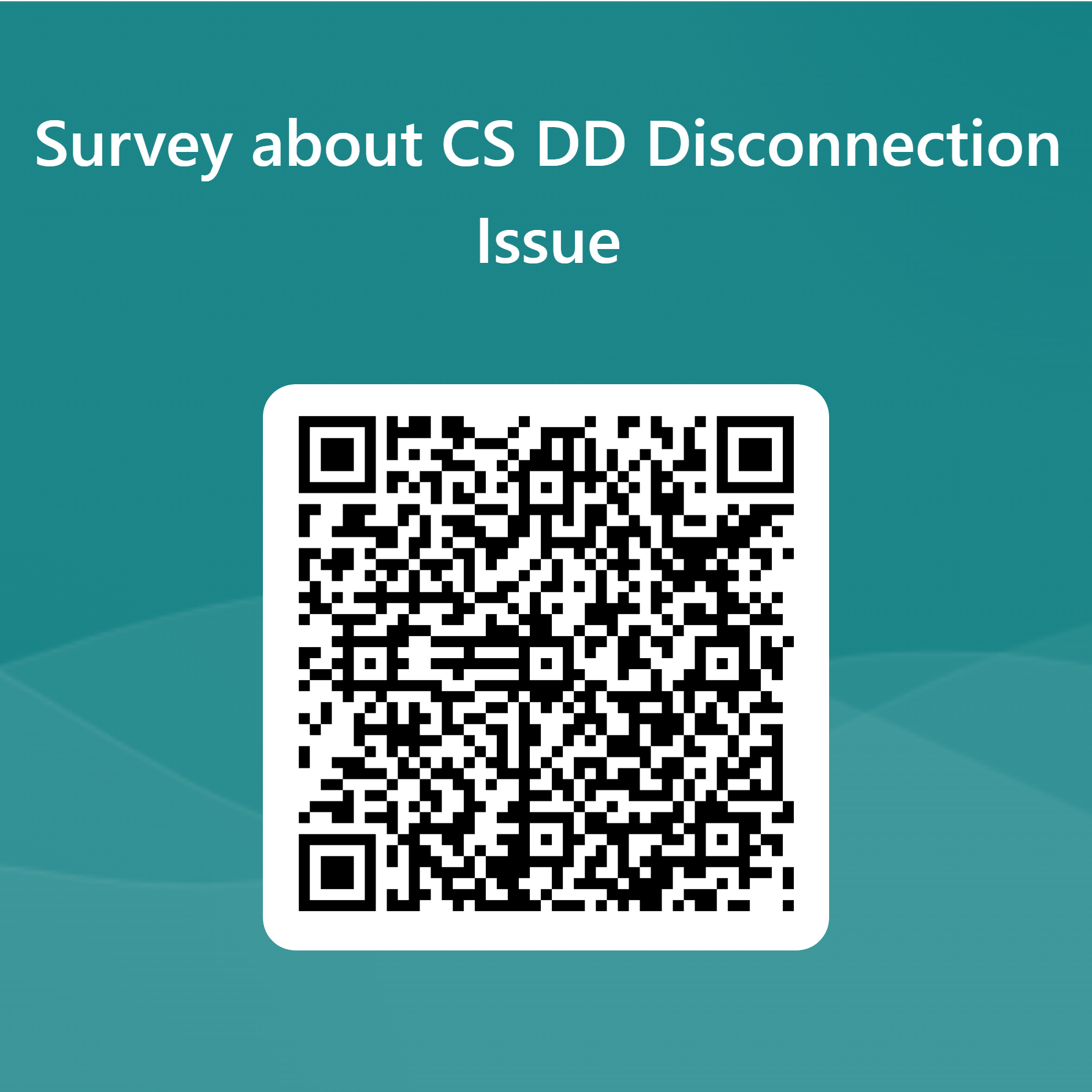 QRCode für Survey about CS DD Disconnection Issue.png